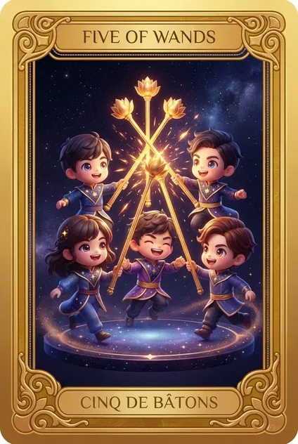 Five of Wands
